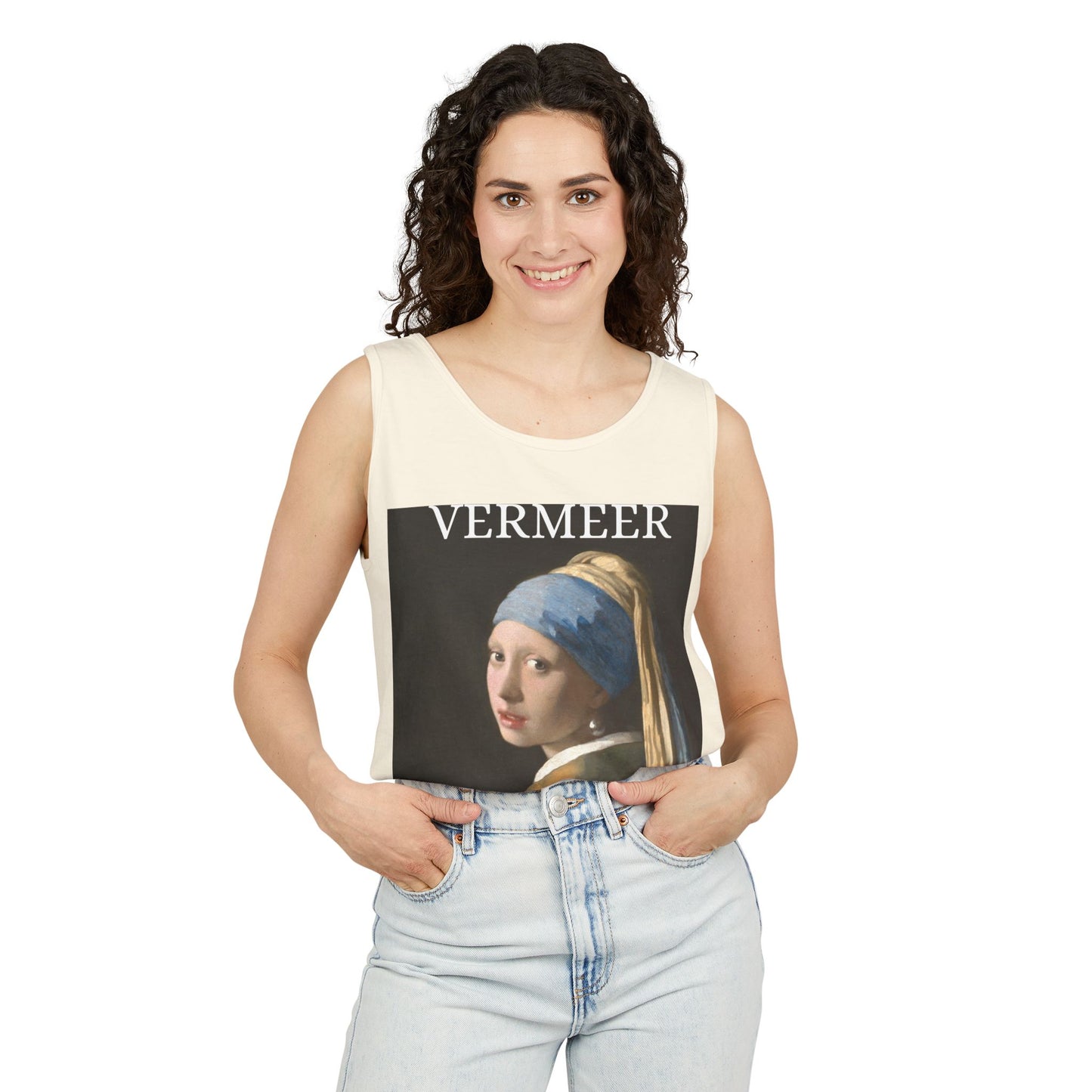 Vermeer- Girl with a Pearl Earring Tank Top