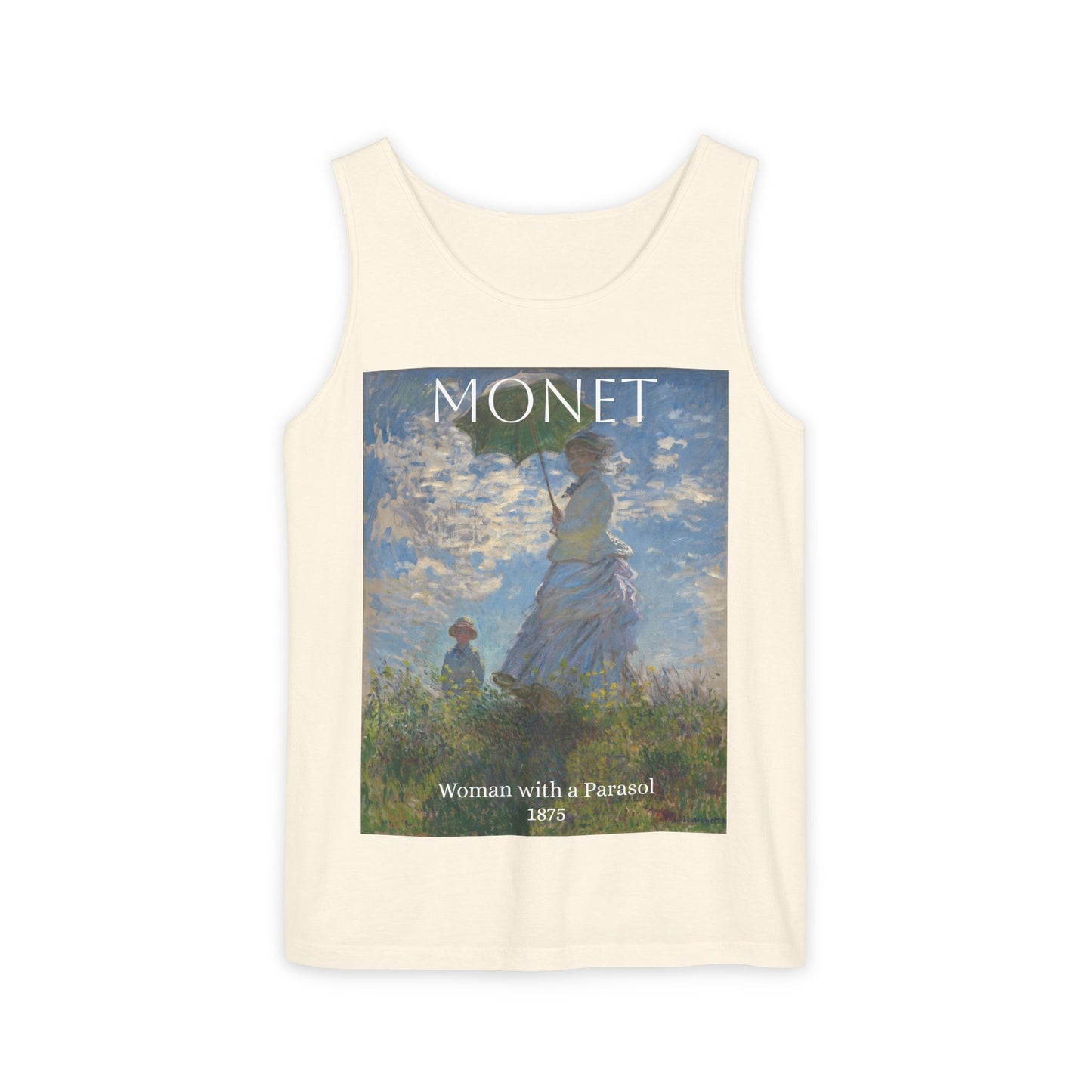 Monet- Woman with a Parasol Tank Top