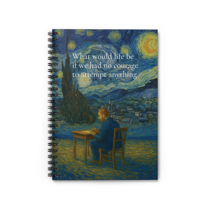 Van Gogh Starry Night Spiral Notebook