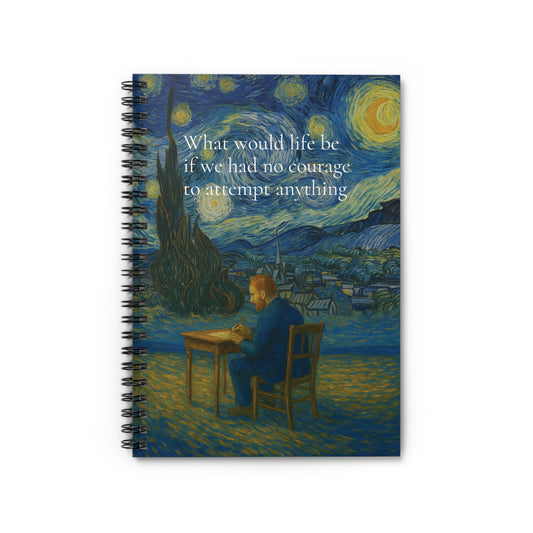 Van Gogh Starry Night Spiral Notebook