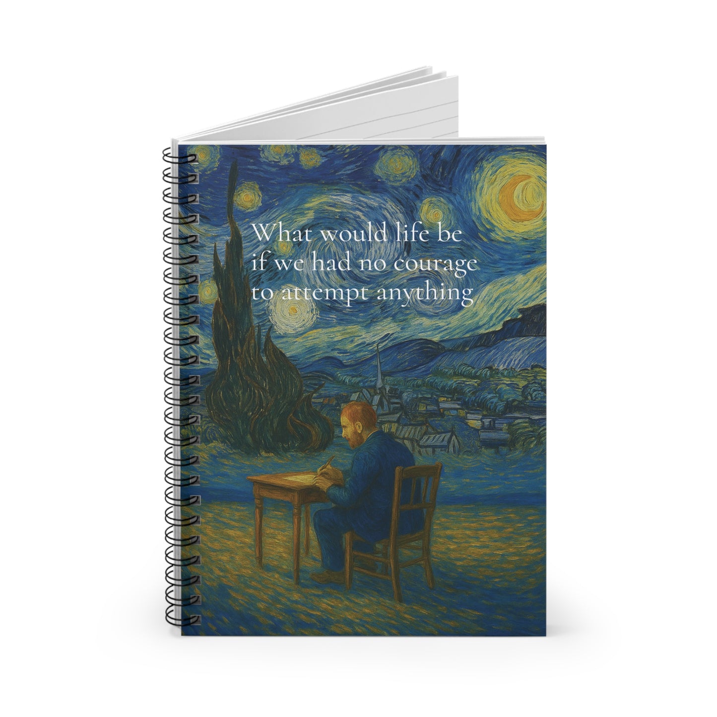 Van Gogh Starry Night Spiral Notebook