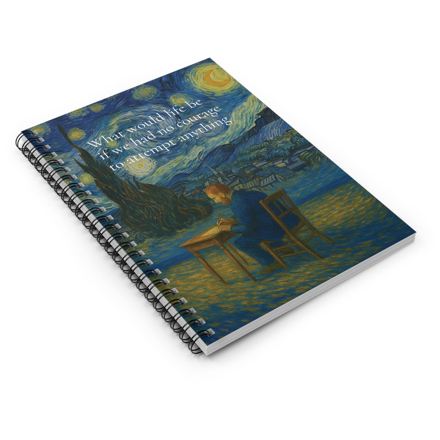 Van Gogh Starry Night Spiral Notebook