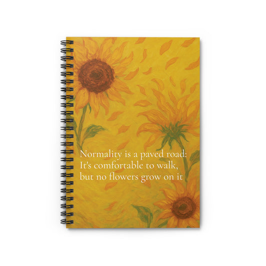 Van Gogh Sunflowers Spiral Notebook